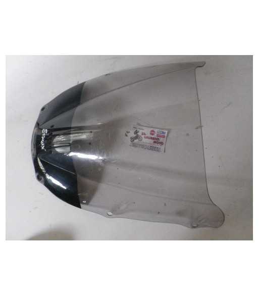 Bulle Double Courbure Noire / Saute-Vent Pour Kawasaki ZX6R ZX-6R (2013-2018)